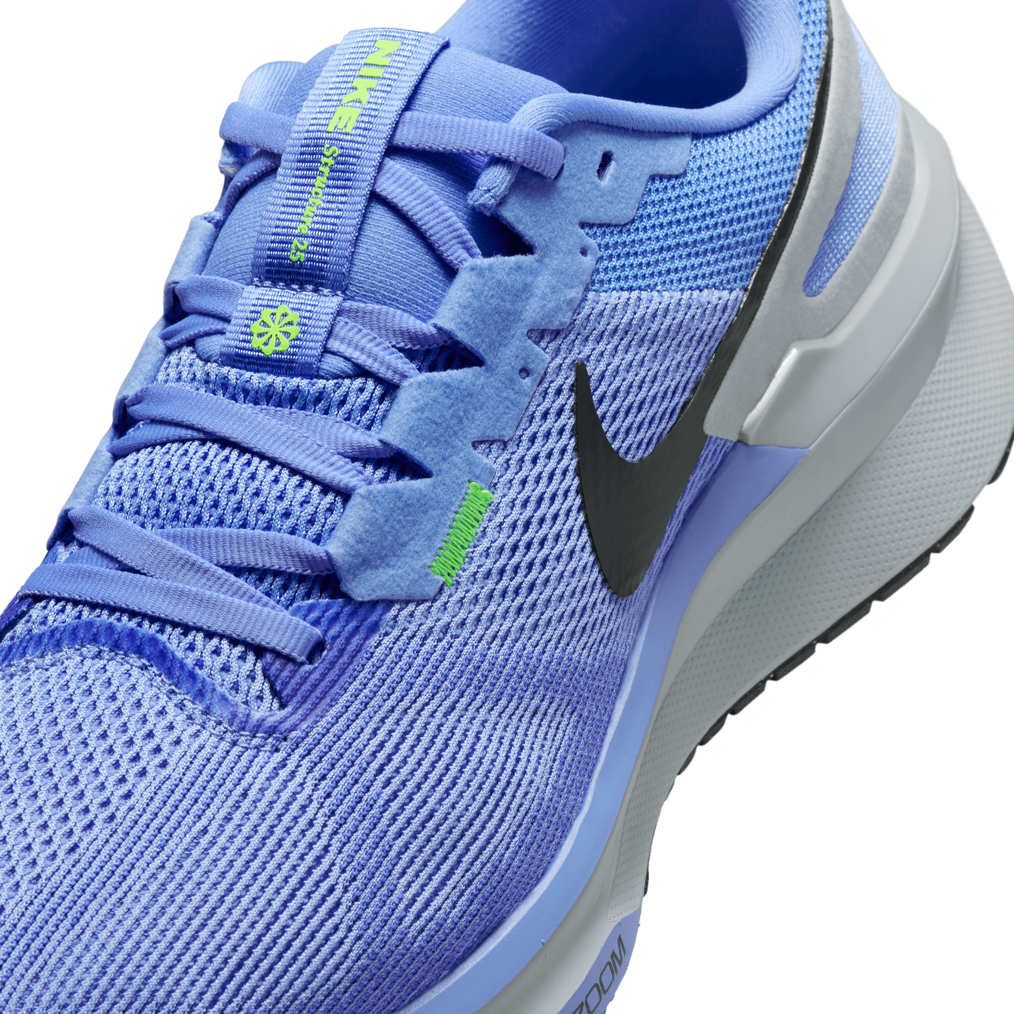 Men's Structure 25 Running Shoes - Royal Pulse/Black Wolf Grey Volt | Lightweight Cushioned Sneakers for Men | Perfect for Jogging, Gym Workouts & Daily Wear