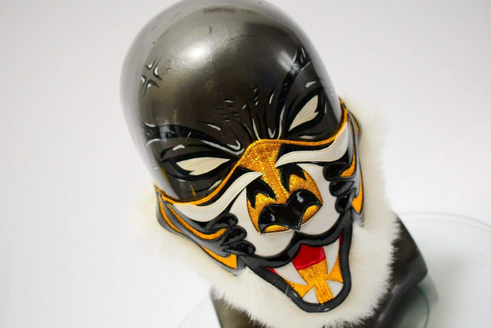 Rafale 666 PRO Tiger Wrestling Mask - Luchador Costume for Men & Women - Authentic Lucha Libre Mexican Mask - Perfect for Halloween, Cosplay, and Wrestling Events