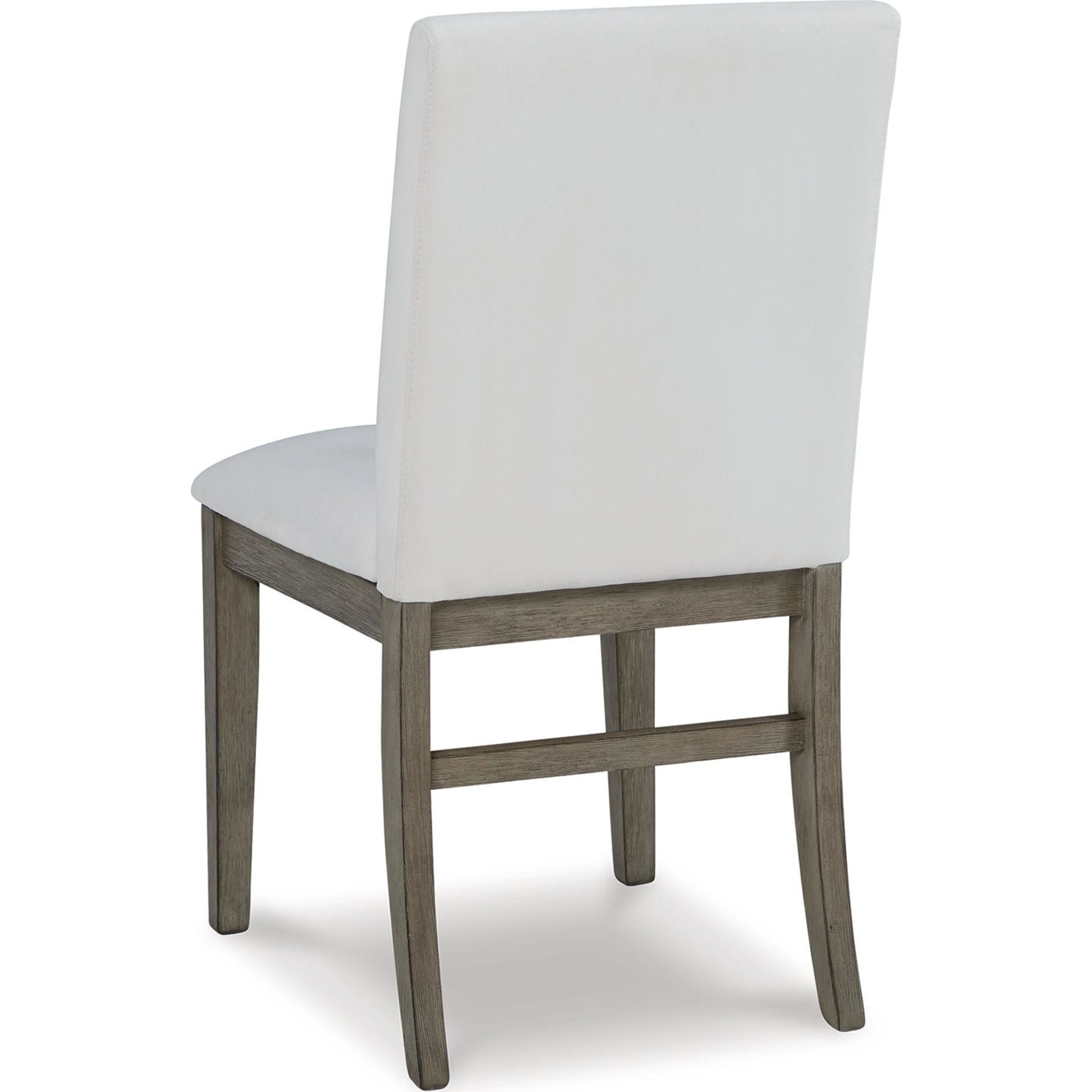 Anibecca Side Chair - Modern Gray/Off White Dining Chair (D970 01) for Kitchen, Dining Room & Office Workspace