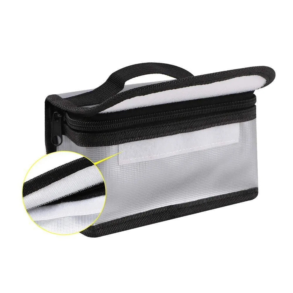 Fireproof Explosionproof Lipo Battery Safe Storage Bag for RC Drones, E-Bikes, and Electronics - Portable Safety Pouch for Charging & Transport