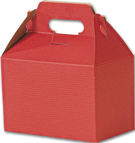 Premium Red Varnish Stripe Gift Boxes - 8