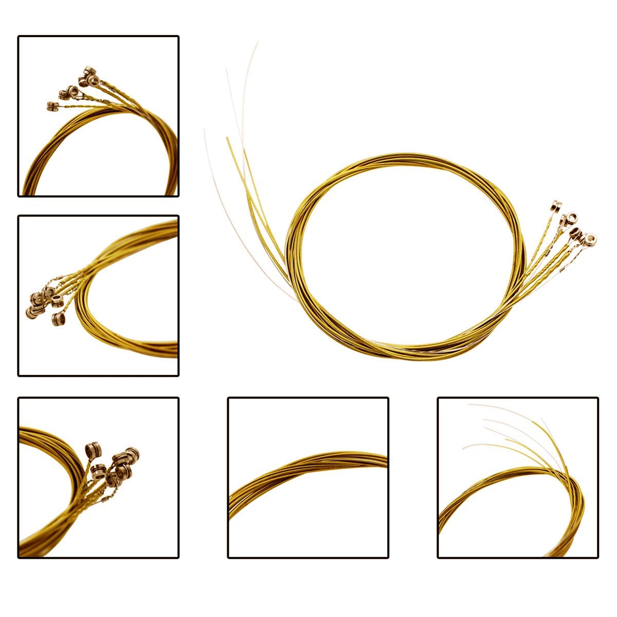 Premium Acoustic Guitar Strings - 3 Full Sets, Stainless Steel Core, Phosphor Bronze Wound, Nickel-Plated (E-1st to E-6th) | Perfect for Beginners, Professionals & Live Performances