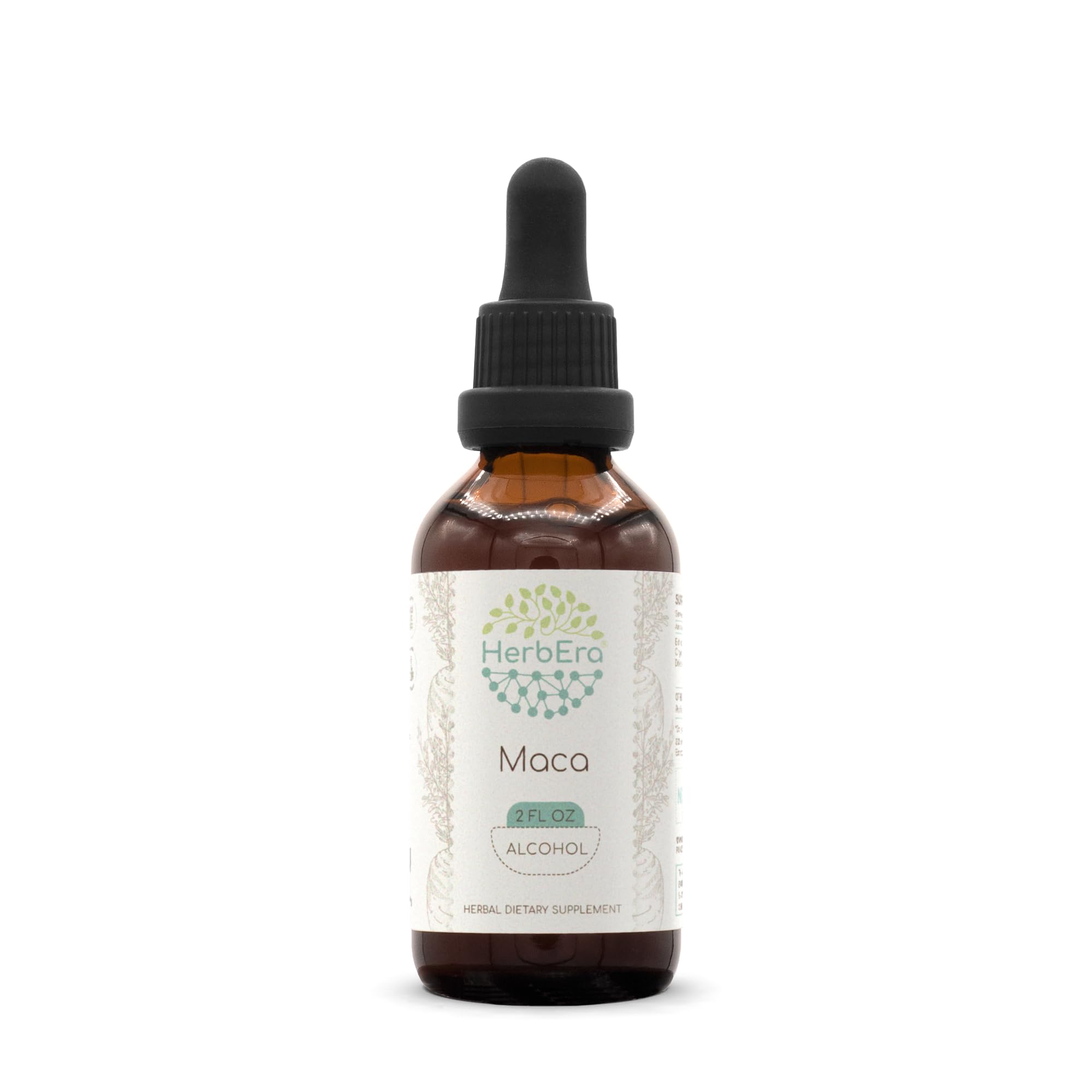 Premium Maca A60 Alcohol Herbal Extract Tincture - Super-Concentrated Lepidium Meyenii Root (2 fl oz) | Natural Energy Booster for Workout, Stress Relief & Libido Support