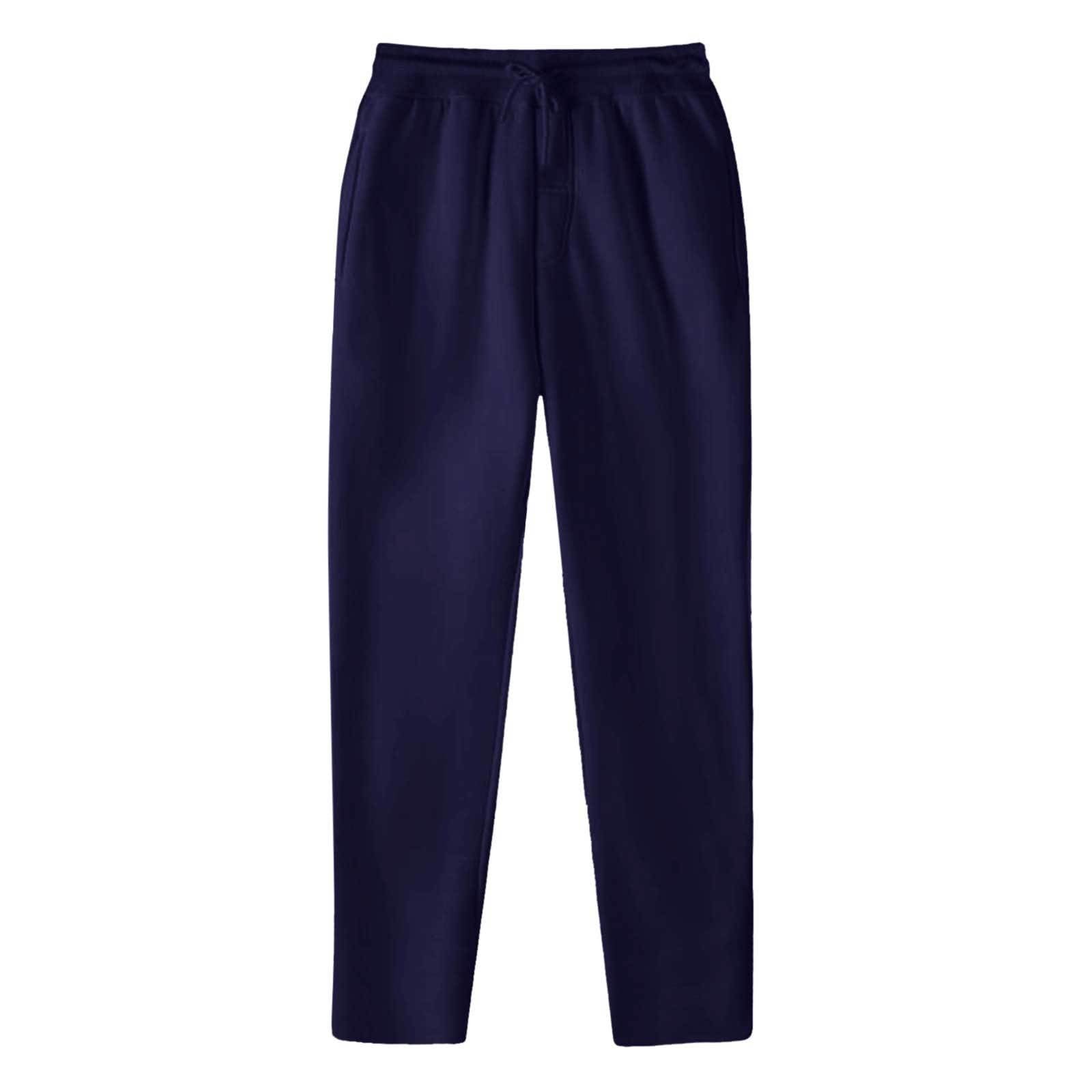 Big and Tall Cargo Sweatpants for Men - Heavyweight Fleece Joggers with Elastic Waist & Pockets - Straight Leg Casual Sport Pants - Black, 5XL - Perfect for Gym, Lounge & Outdoor Activities