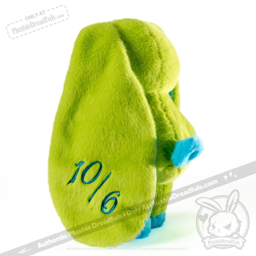 Plushie Dreadfuls Dyscalculia Rabbit - Soft Stuffed Animal Toy for Kids & Adults, Comfort Plush for Anxiety Relief, Math Learning Aid, Unique Gift for Neurodiversity Awareness
