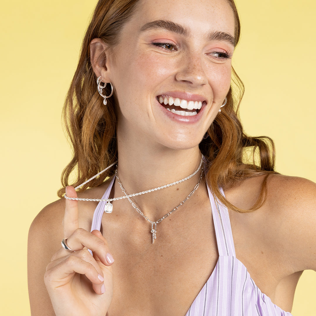 Genuine Mother of Pearl Charm Pendant - Elegant Handmade Jewelry for Necklace, Bracelet & Gift - Perfect for Weddings, Parties & Special Occasions