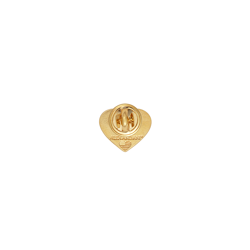 American Flag Heart Pin - Patriotic Enamel Lapel Pin for Men & Women - Perfect for July 4th, Veterans Day & Political Events