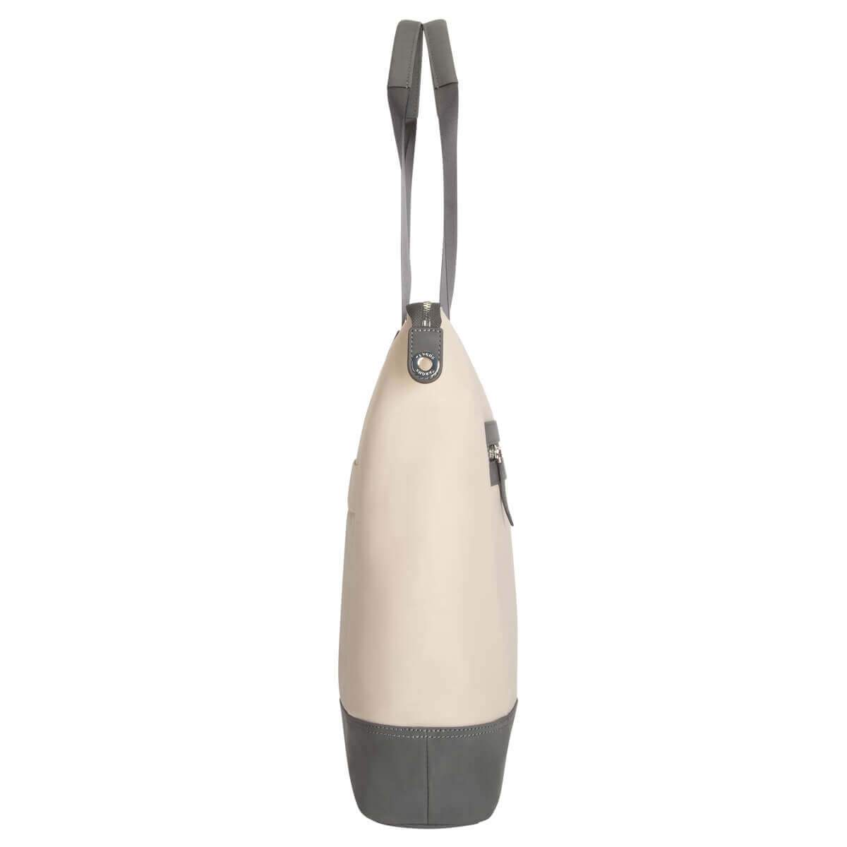 15 Inch Newport® North South Tote Bag in Tan - Stylish & Spacious Leather Handbag for Work, Travel & Everyday Use