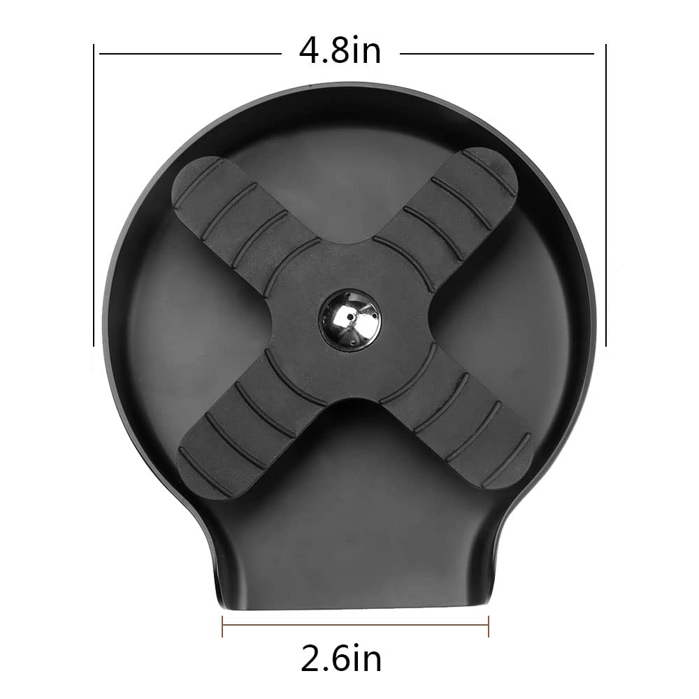 Premium Stainless Steel Glass Rinser for Kitchen Sinks - Heavy Duty Faucet Mount Cup Washer, Bar Sink Attachment - Black Replacement Accessory for Home & Commercial Use - Perfect for Washing Wine Glasses, Beer Mugs & Barware