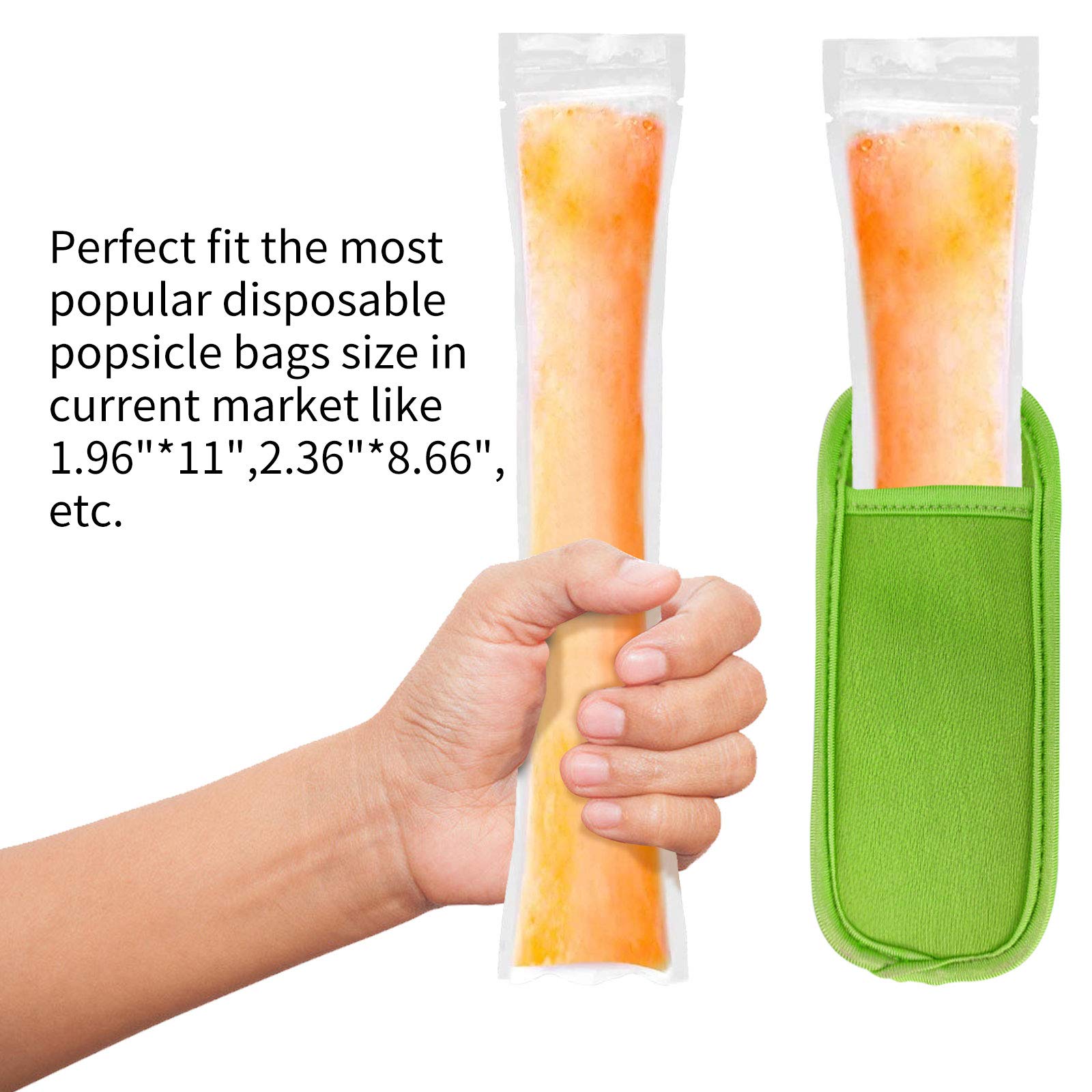 27-Piece Reusable Popsicle Holders Set - 9 Color Options, Freezer-Safe Ice Pop Sleeves & Anti-Freeze Popsicle Bags for Homemade Treats - Perfect for Summer Snacks, Kids' Parties & Healthy Frozen Desserts