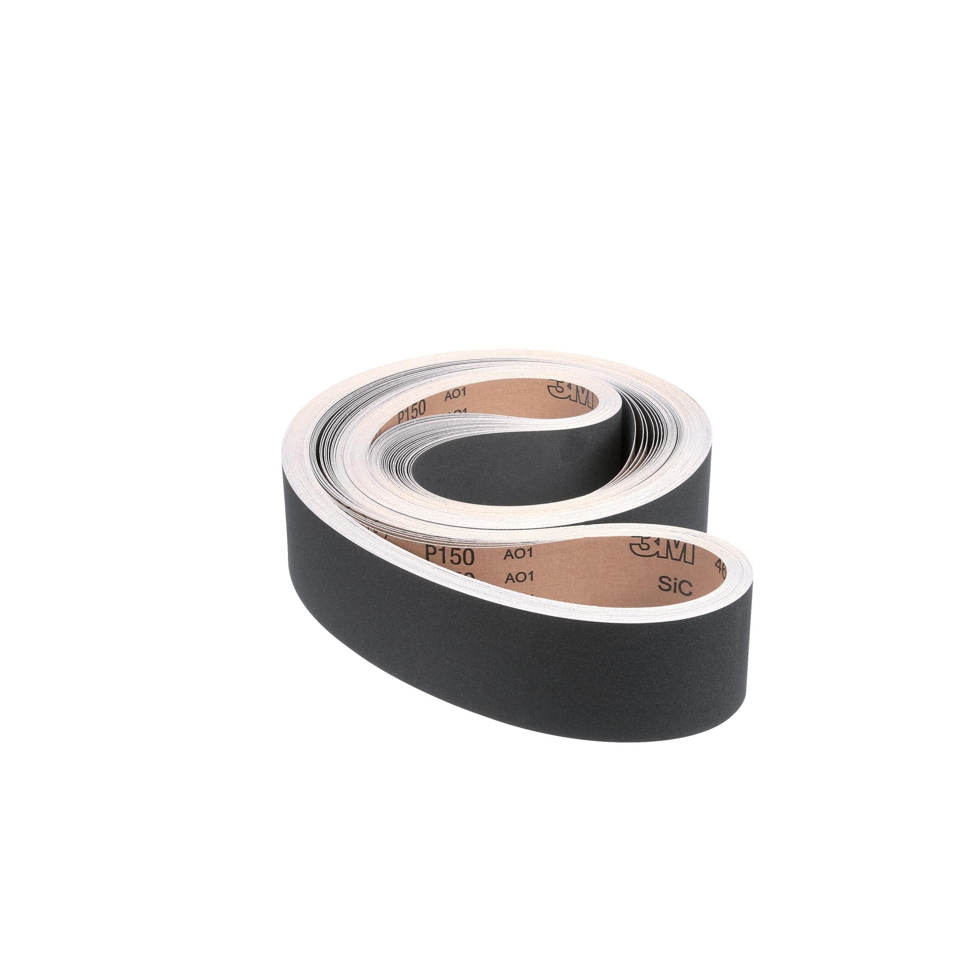 3M 461F Cloth Sanding Belt - P150 XF Fine Grit, 4