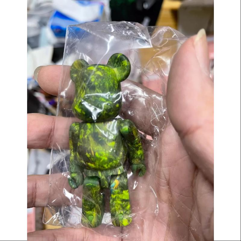Bearbrick Series 45 PATTERN Jungle 100% Collectible Vinyl Art Toy - Limited Edition Designer Figure for Display & Home Decor