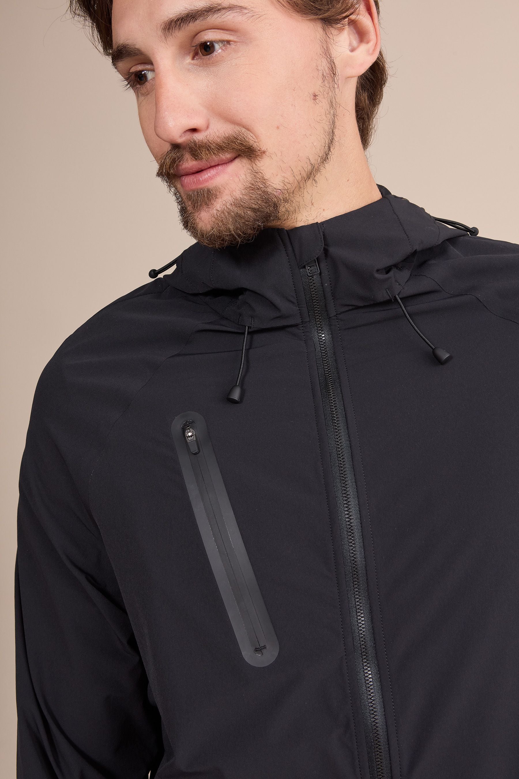 Trek Flex Men's Lightweight Waterproof Jacket - Windproof Outdoor Hiking Coat for Camping & Travel | Perfect for Hiking, Backpacking & Daily Wear