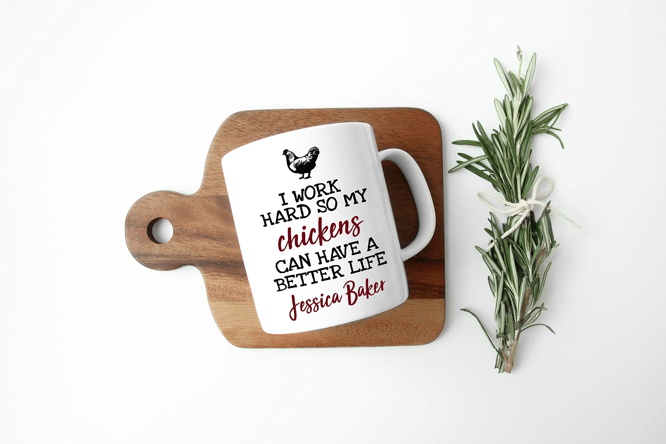 Funny Chicken Coffee Mug - Best Gift for Chicken Lovers, Backyard Farmers & Poultry Enthusiasts - Perfect for Morning Coffee, Tea or Farmhouse Decor