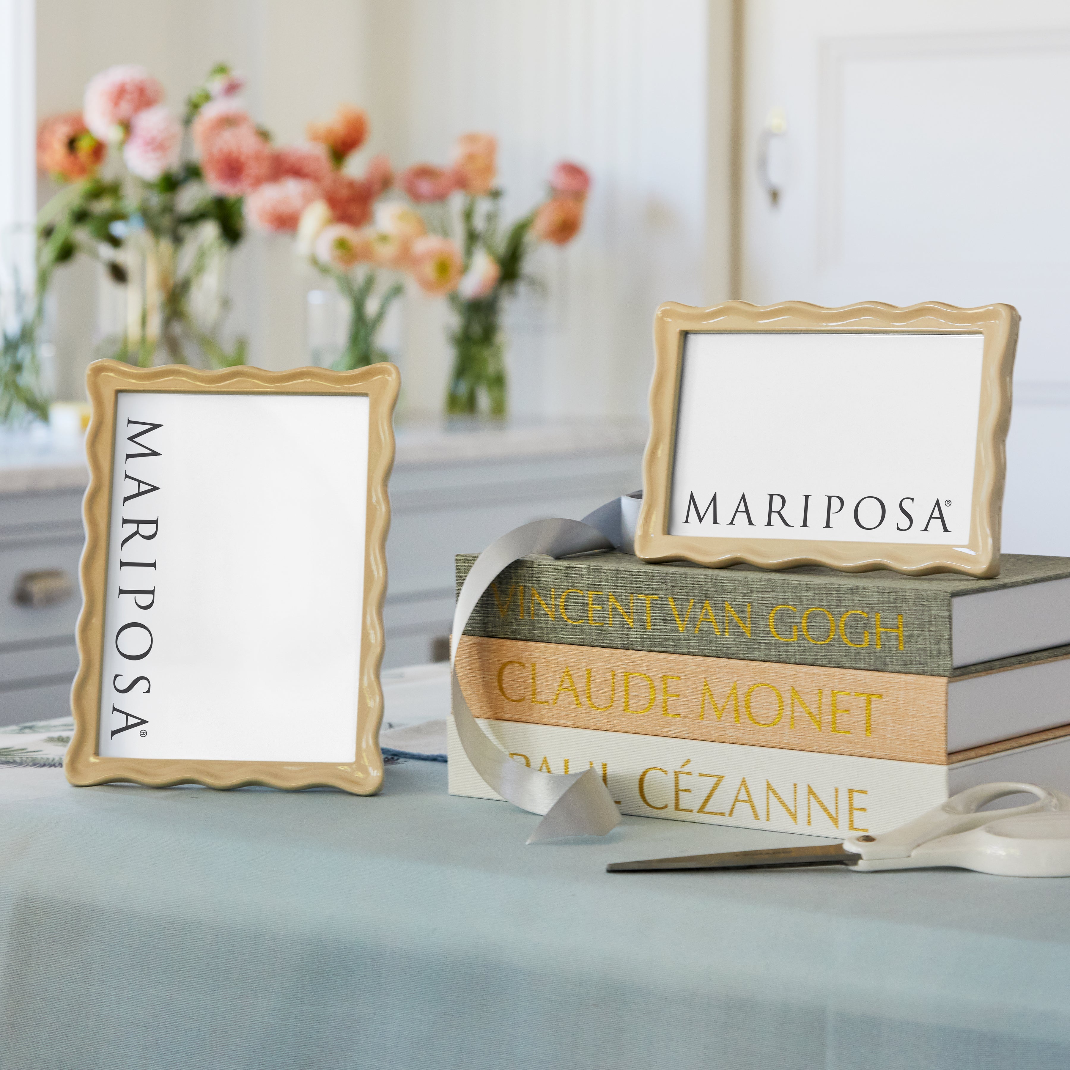 4x6 Wavy Sand Photo Frame - Elegant Beach-Themed Picture Display for Home, Office & Gifts | Perfect for Wedding, Vacation & Family Memories