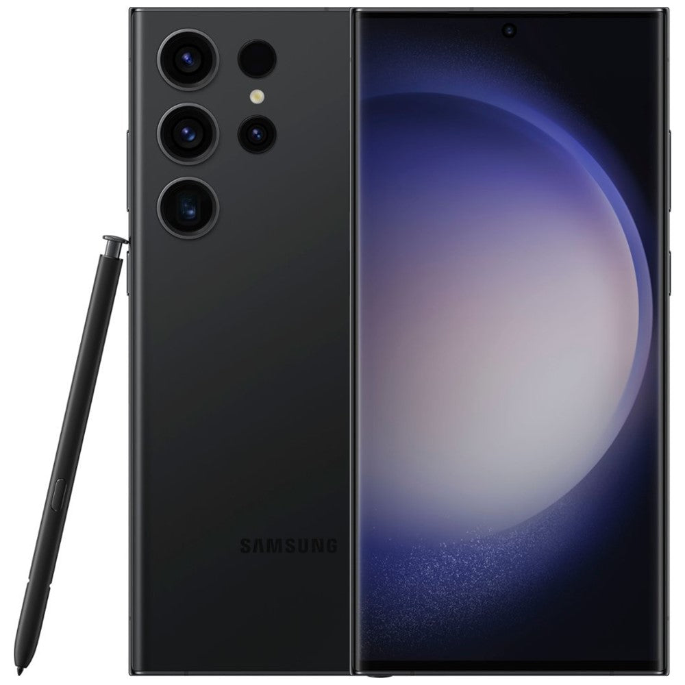 SAMSUNG Galaxy S23 Ultra 5G Unlocked Smartphone - 512GB Storage, 12GB RAM - Cracked Screen but Fully Functional (Renewed) | Phantom Black | Perfect for Business, Gaming & Photography