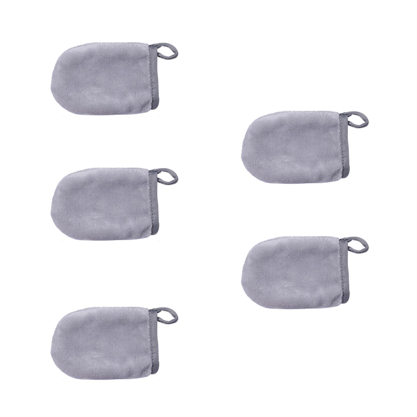 Reusable Microfiber Makeup Remover Gloves - Soft Deep Cleansing Face Pads for Gentle Makeup Removal & Skincare (5-Pack) | Perfect for Daily Beauty Routine, Travel & Sensitive Skin Care