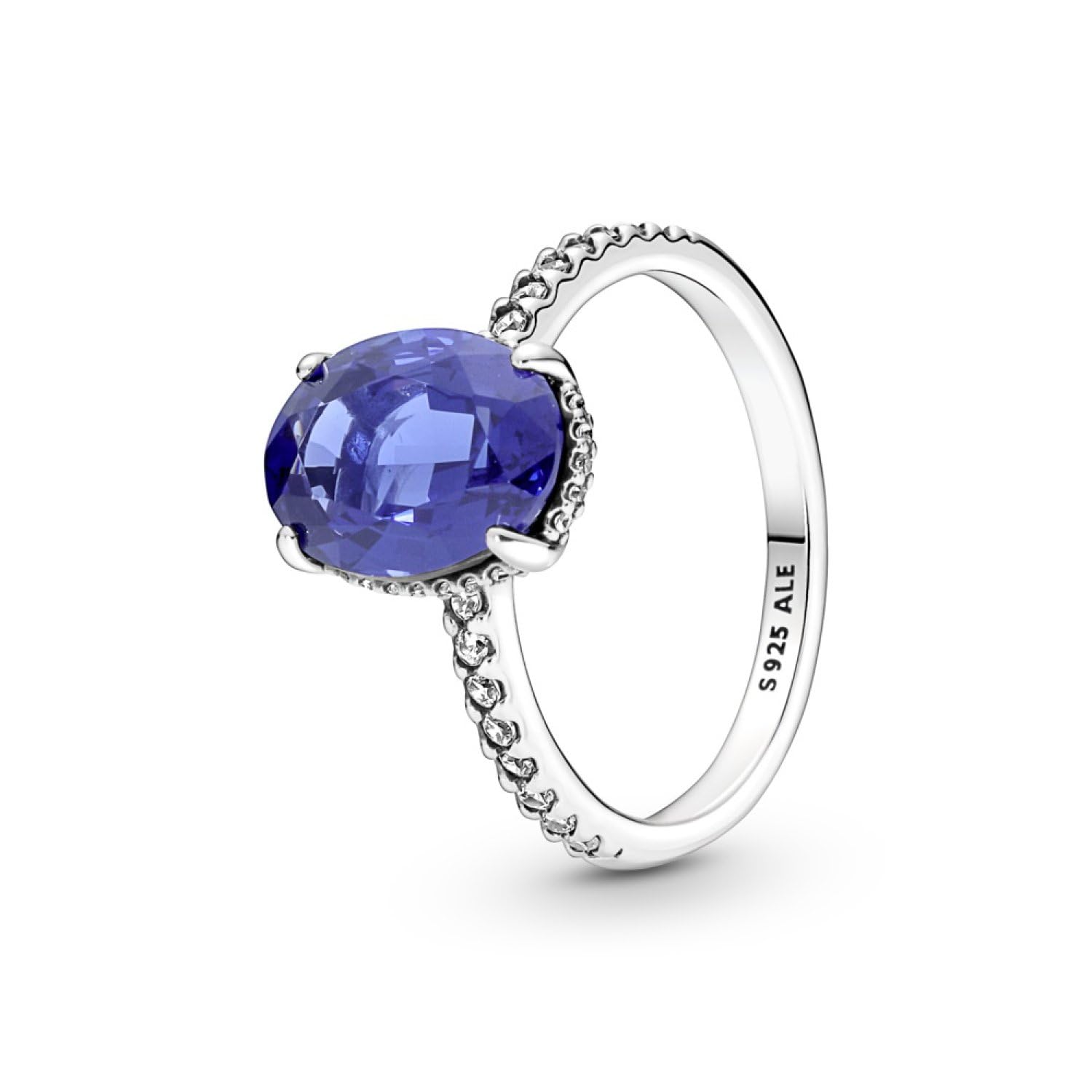 Pandora 190056C01-54 Halo Engagement Ring in Sterling Silver - Perfect for Proposals, Anniversaries & Romantic Occasions