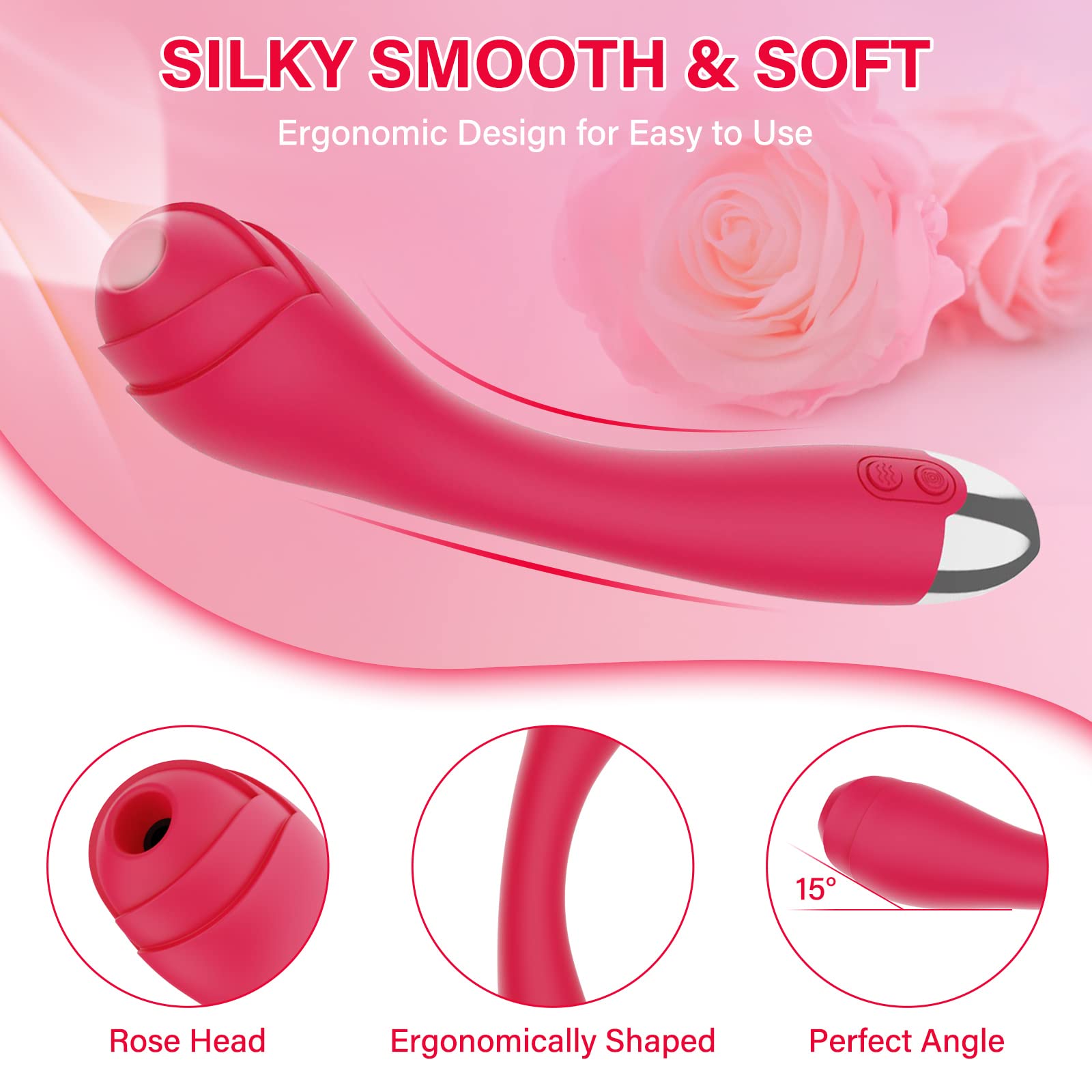 Wireless G-Spot Vibrator with HD Camera - 6 Vibration Modes for Clitoral & Nipple Stimulation, Adult Sex Toy for Women's Pleasure & Body Exploration | Perfect for Solo Play & Couples Intimacy