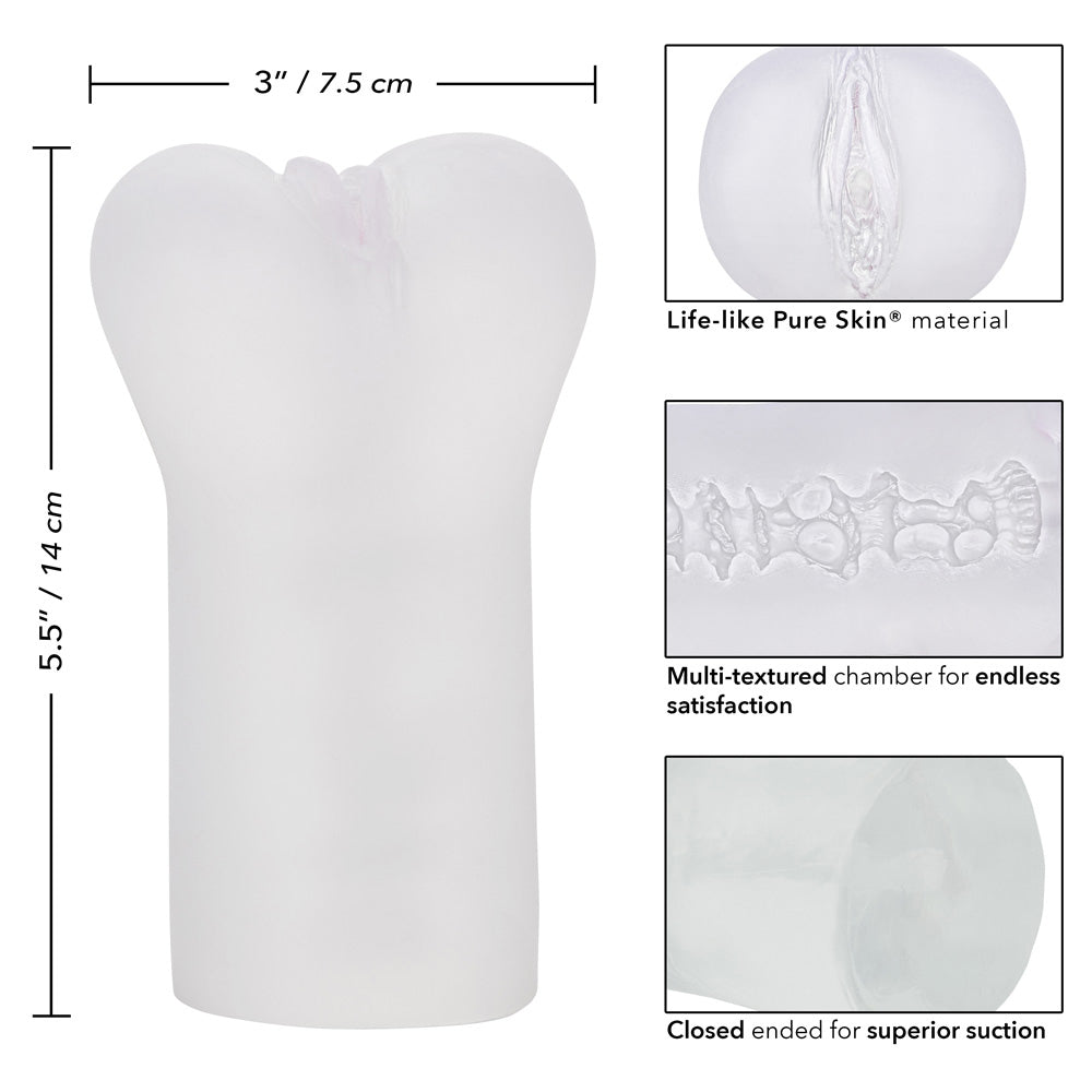 Boundless Vulva Vaginal Masturbator for Men - Realistic Textured Adult Toy for Solo Pleasure & Couples Play - Perfect for Discreet Home Use & Travel
