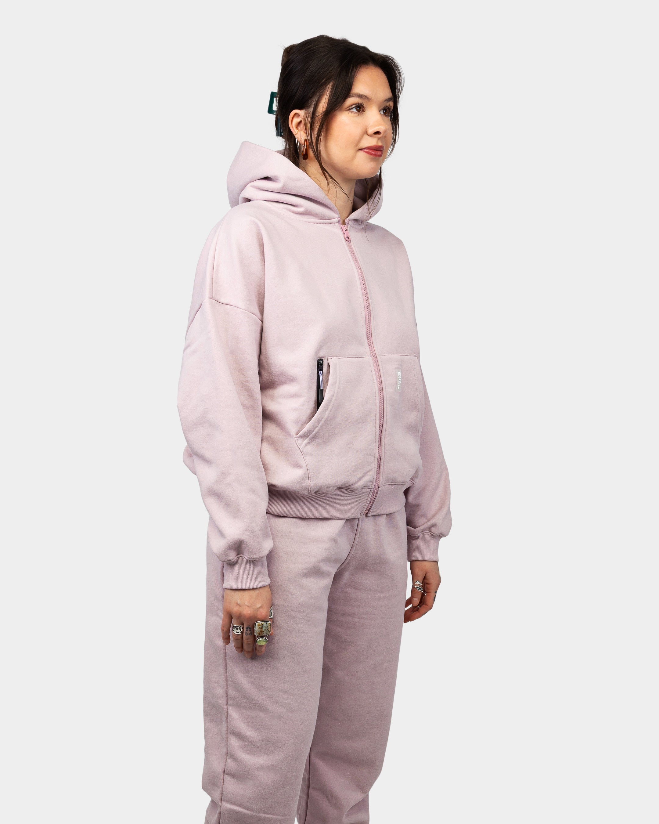 Women's Cloudburst Zip Hoodie - Lightweight Waterproof Jacket for Outdoor Hiking & Running | Windproof Fleece Lined Pullover with Pockets
