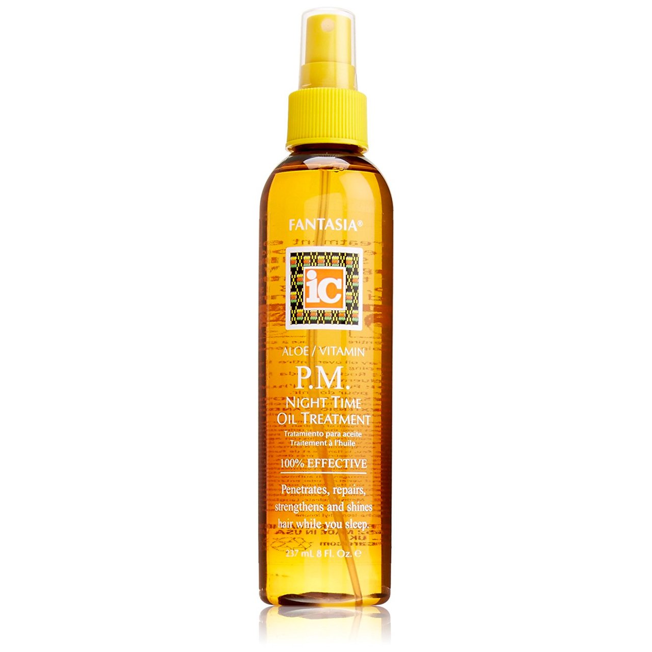 Fantasia PM Night Oil Treatment for Hair - 8 oz | Deep Conditioning & Repairing Hair Oil for Dry, Damaged Hair | Perfect for Nighttime Hydration & Nourishment