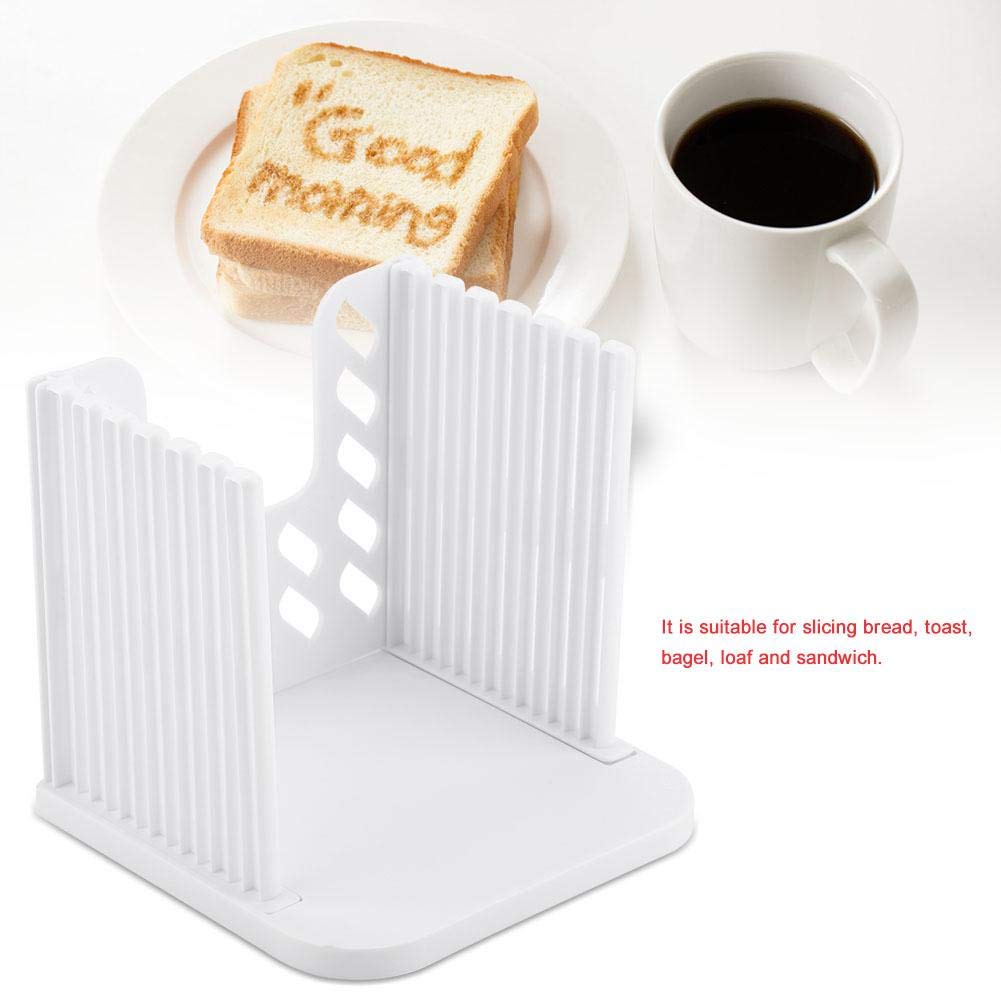 Premium Bread Slicer Machine - Automatic Bread Maker Slicing Tool for Perfect Even Cuts Every Time - Essential Kitchen Gadget for Sandwiches, Toast & Meal Prep