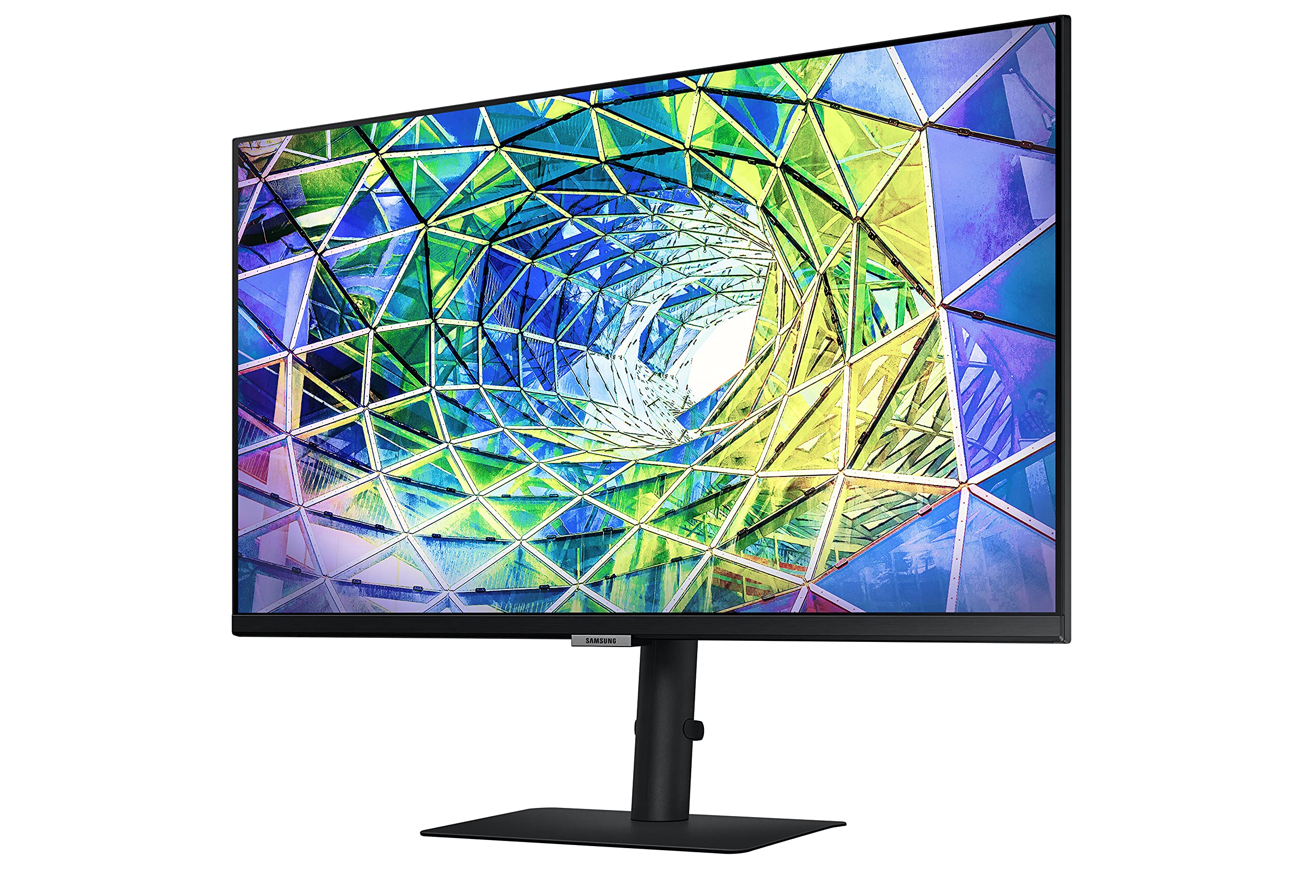 SAMSUNG S80A 27 Inch 4K UHD Computer Monitor with USB-C, HDR10 (1 Billion Colors), Vertical Stand, Built-in Speakers - Ideal for Home Office, Gaming & Graphic Design (LS27A800UNNXZA, Black)