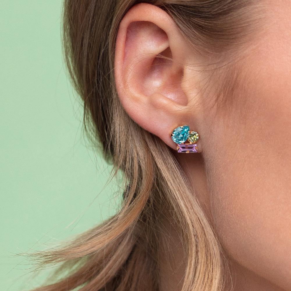 Stylish Multicolor ISA Earrings for Women - Trendy Fashion Jewelry for Parties, Weddings & Everyday Wear