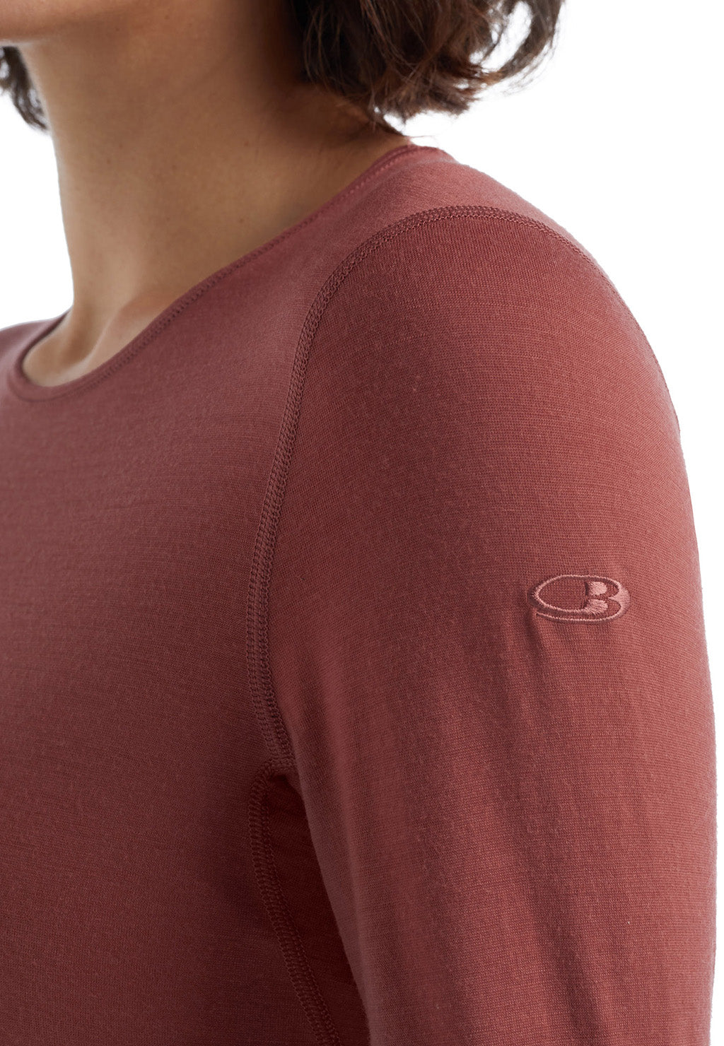 200 Oasis Long Sleeve Crewneck Women's Thermal Shirt - Soft Cotton Blend Base Layer for Winter, Fall & Outdoor Activities