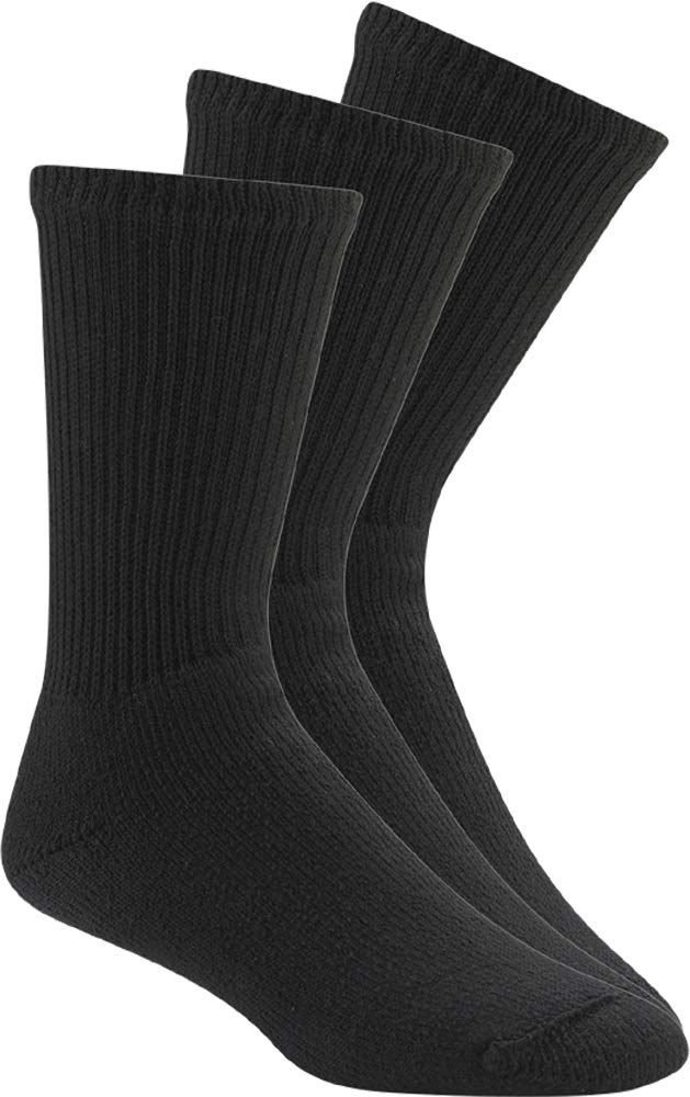 Wigwam King Cotton Crew Socks 3-Pack - Men's Comfortable Athletic Socks for Running, Hiking & Everyday Wear