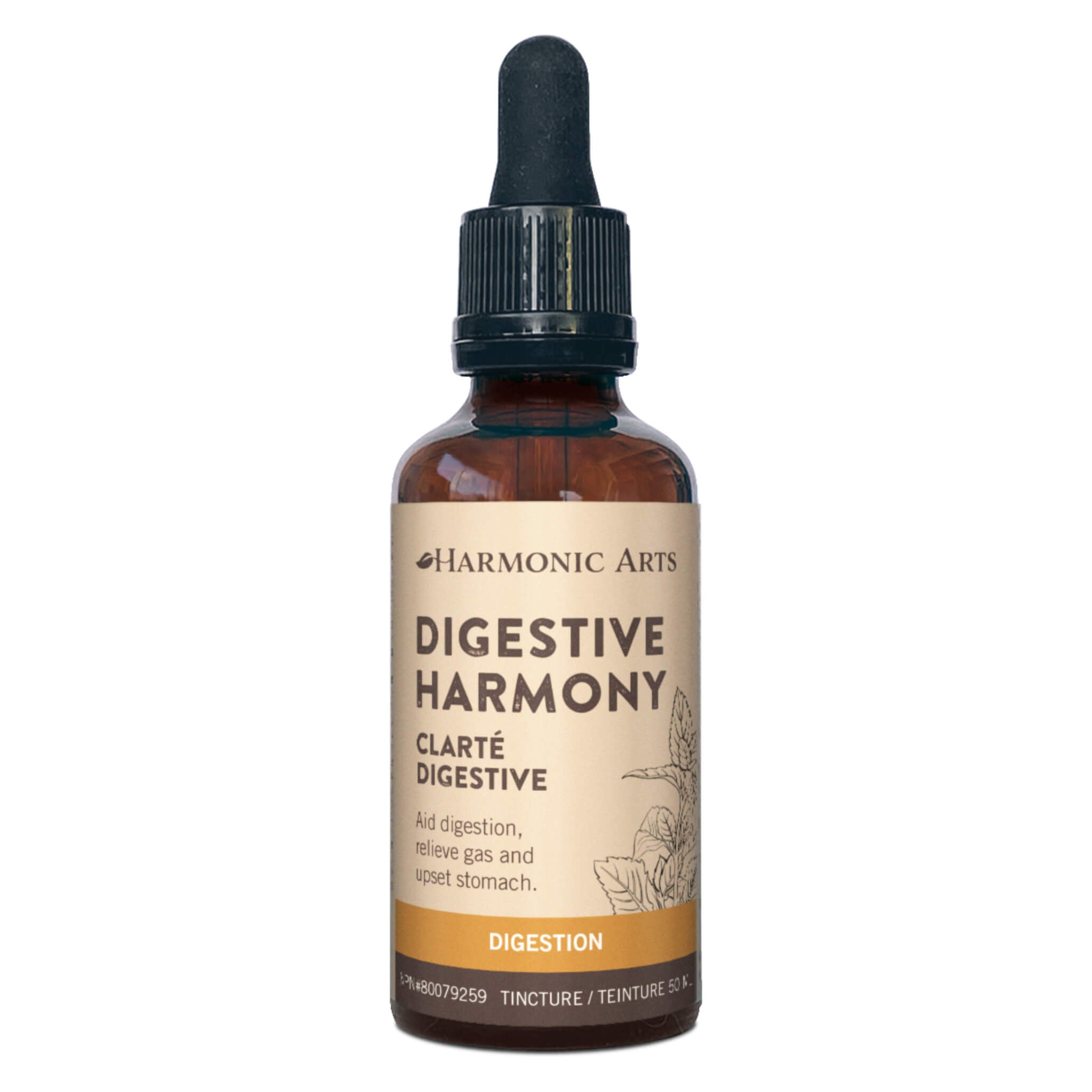 Digestive Harmony Tincture - Natural Herbal Supplement for Gut Health & Digestion Support - Perfect for Bloating Relief & Stomach Comfort After Meals