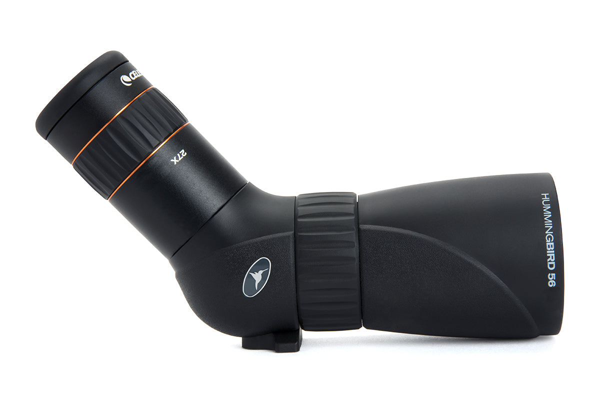 HUMMINGBIRD 9 27-56X Angled Zoom Spotting Scope for Bird Watching, Hunting & Wildlife Observation - HD Optics for Outdoor Adventures