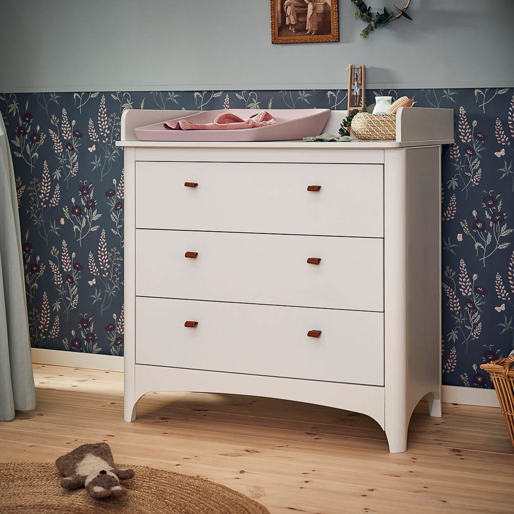 Leander Changing Unit for Classic Dresser - Premium Baby Changing Table with Safety Rails | Perfect for Nursery, Daycare & Home Use
