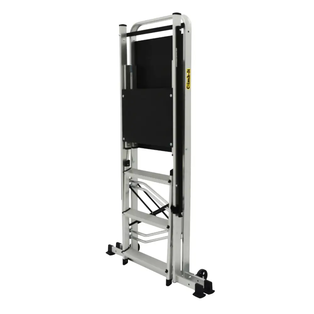 Climb It Folding Work Platform - Lightweight Aluminum Scaffold for Home Improvement & Construction - Perfect for Painting, Repairs & DIY Projects