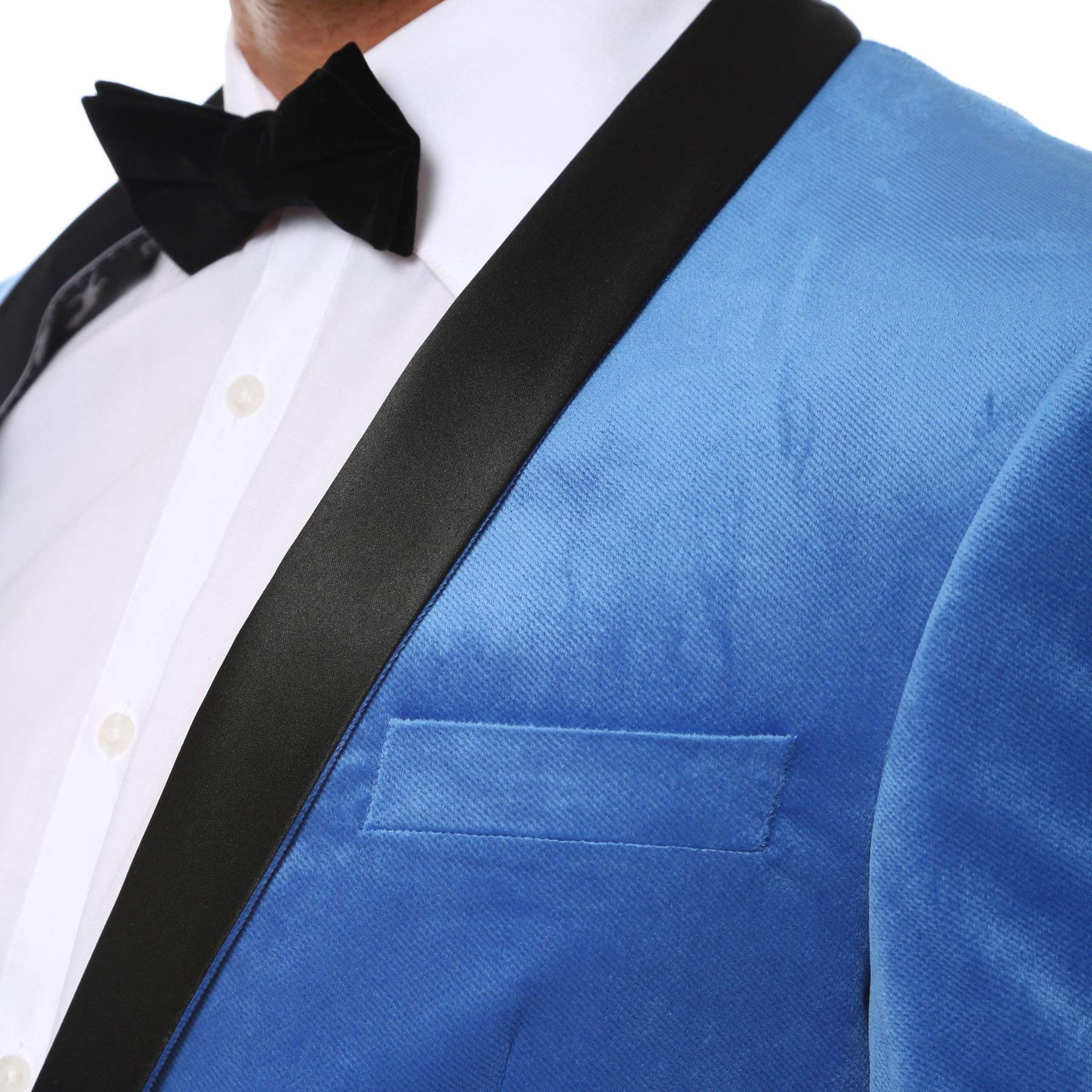 Men’s Velvet Blazer - Single Button Wedding Tuxedo Jacket with Shawl Satin Lapel for Formal Events, Evening Wear & Groom Attire | Perfect for Weddings, Galas & Black Tie Dinners