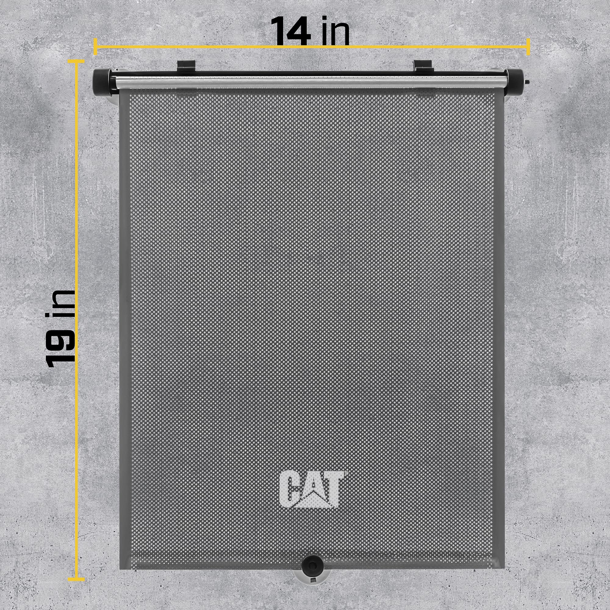 CAT® Car Window Shades for Back Windows - Retractable Sun Shade Visor for SUV, Truck & Baby Protection (14