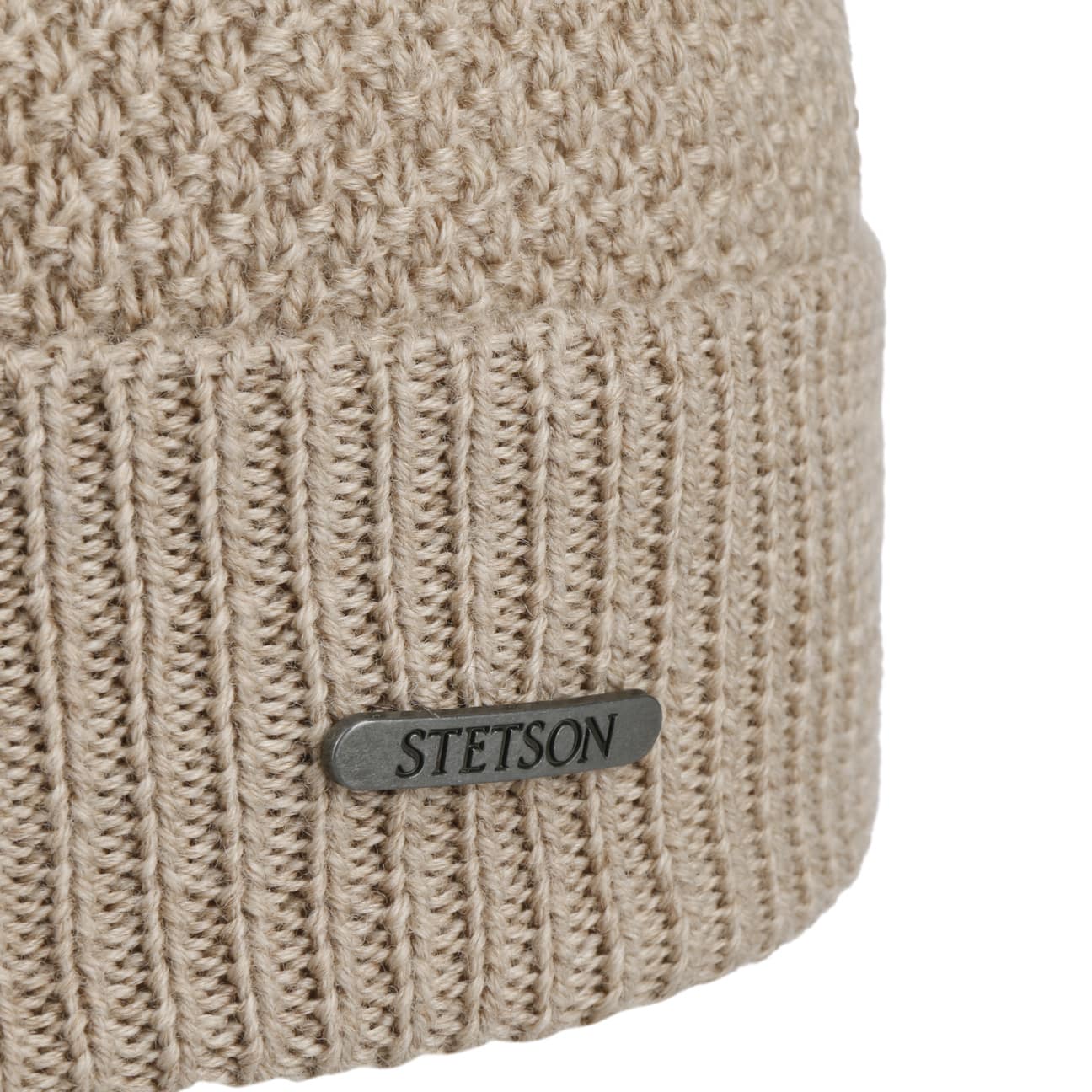 Stetson Rodrick Merino Wool Knit Hat for Men - Soft & Warm Winter Beanie for Outdoor Activities, Skiing & Hiking