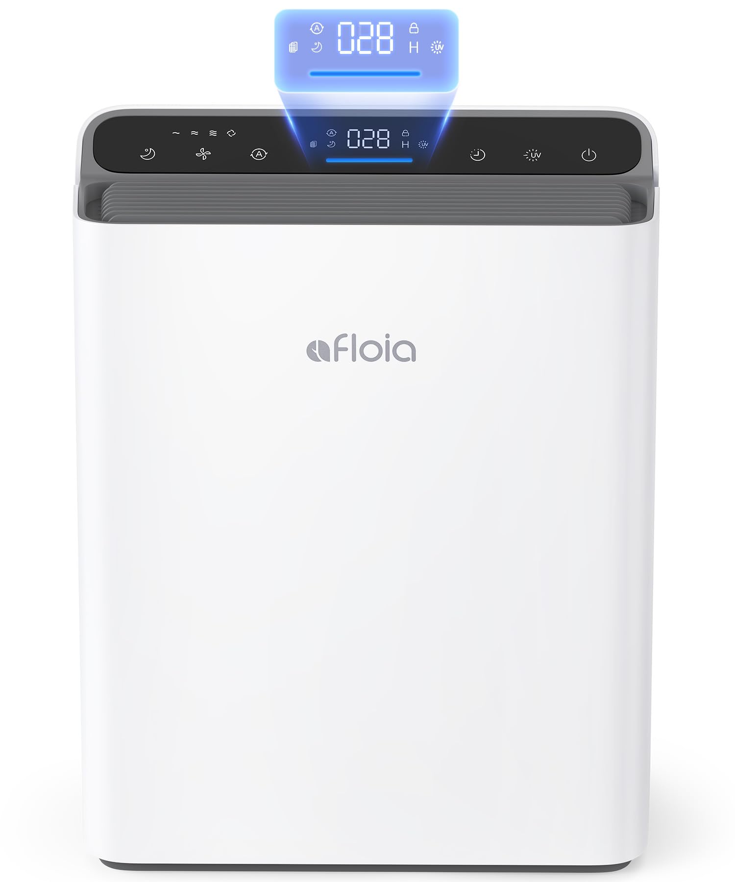 Afloia H13 True HEPA Air Purifier for Large Rooms up to 2000 Sq Ft - Removes Pet Dander, Pollen, Dust, Mold & Smoke with PM2.5 Air Quality Sensor - Ideal for Bedroom, Living Room & Office