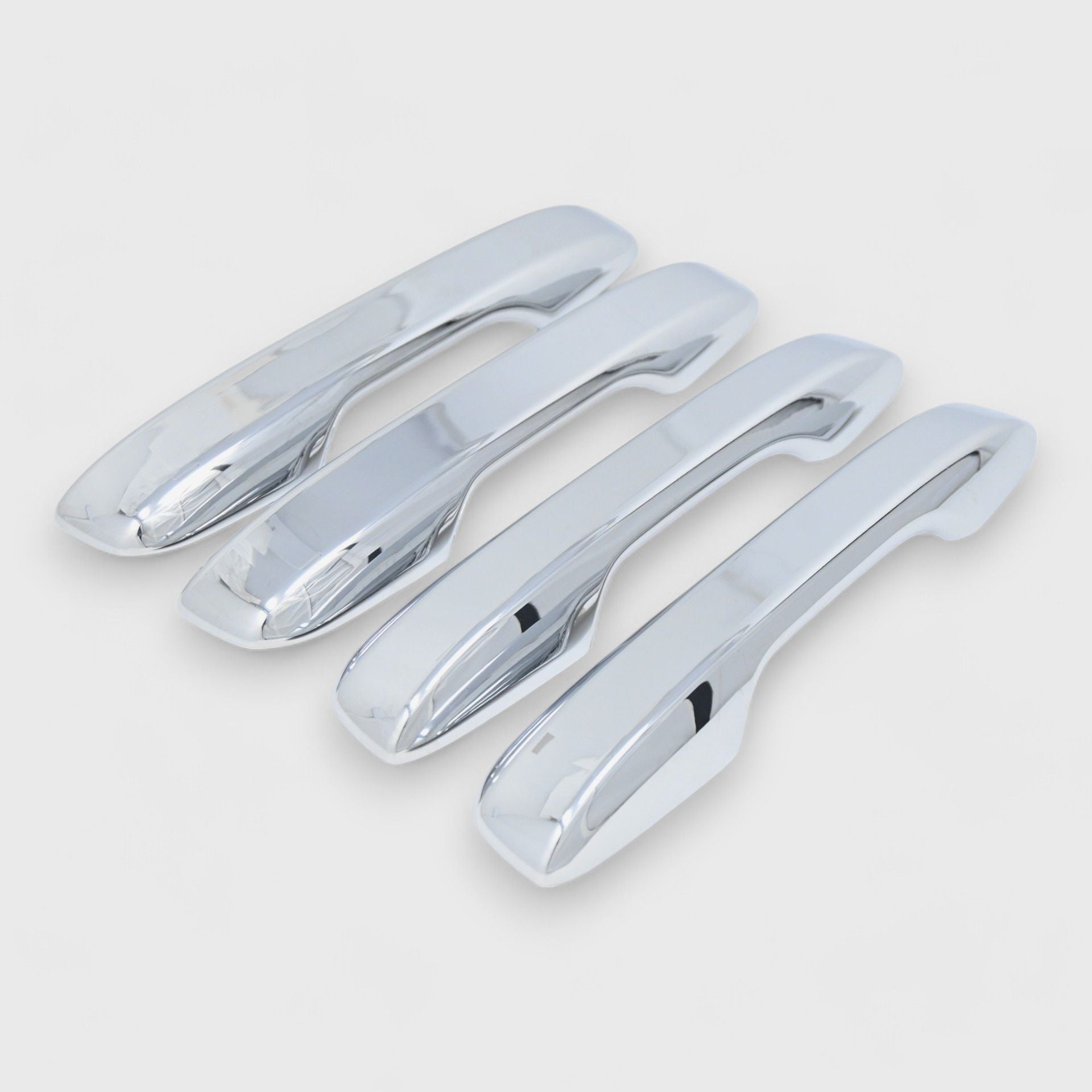 Chrome Door Handle Cover Set with Keyless Entry Sensors DH336 - Upgrade Your Car's Exterior & Security for Modern Convenience