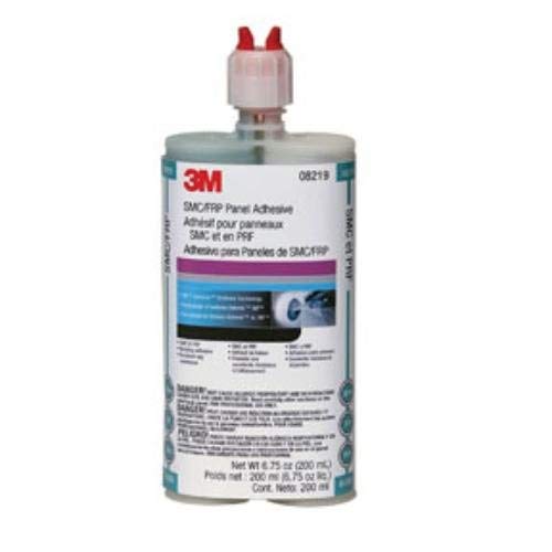 3M 3MA-8219 Automix SMC/Fiberglass Panel Adhesive 08219 - 200ml Cartridge (6-Pack) - High Strength Bonding for Automotive, Marine & Industrial Repairs