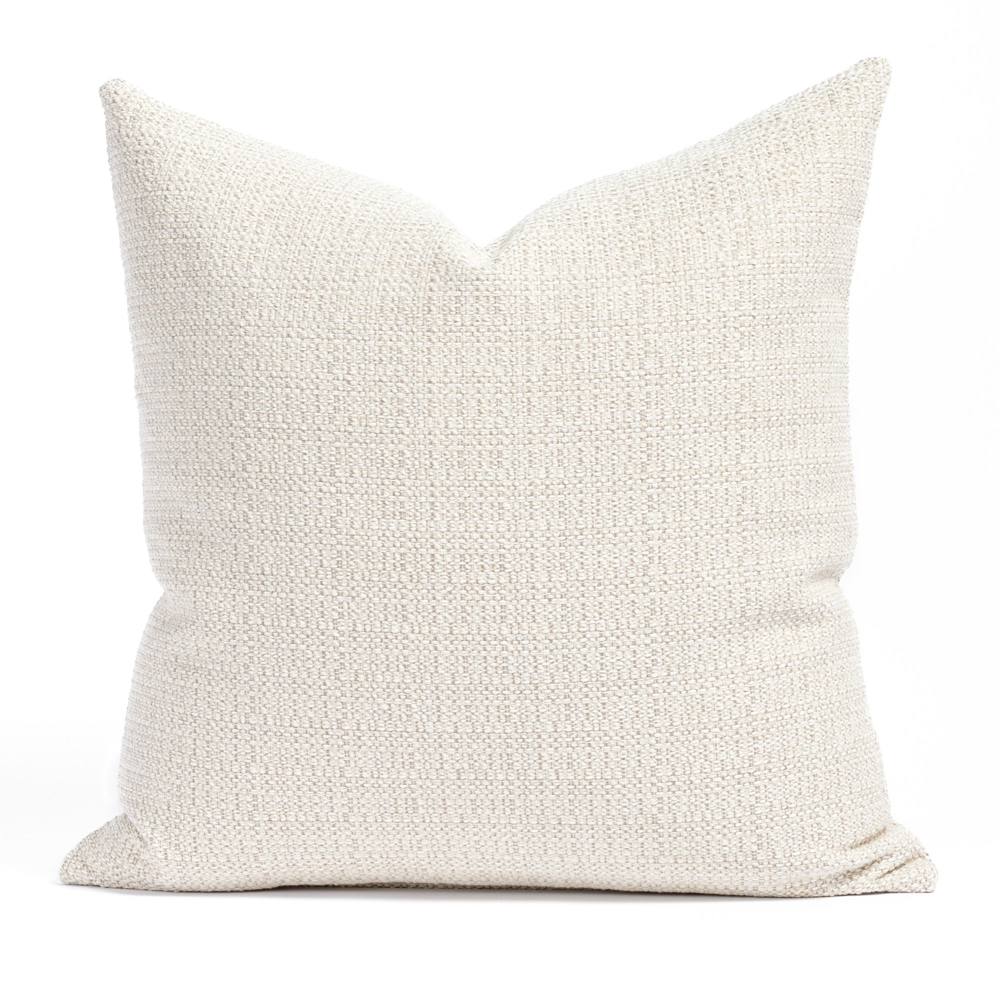 Milly 22x22 Inch Soft Vanilla Cream Decorative Throw Pillow - Perfect for Sofa, Bed & Home Decor