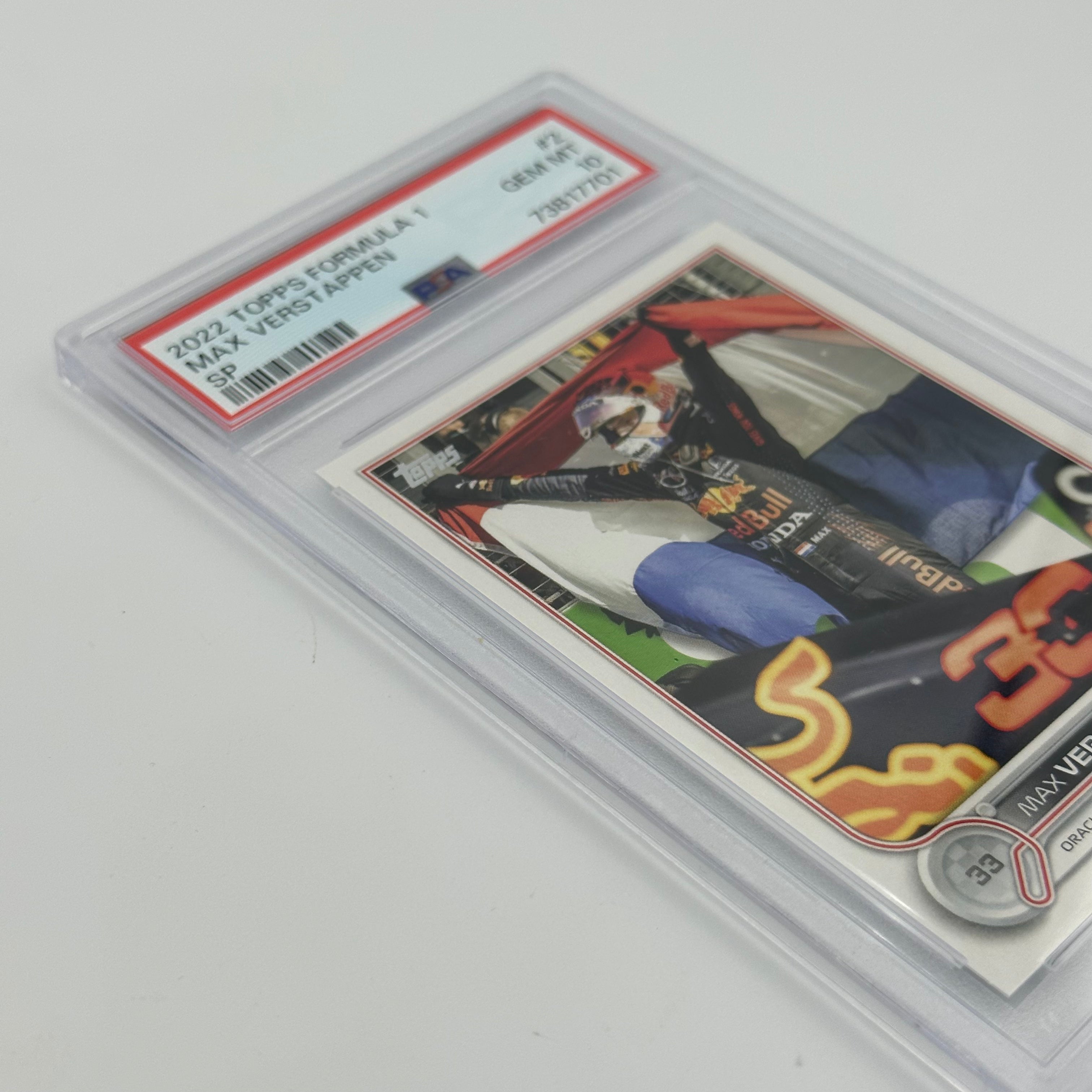 PSA 10 MAX VERSTAPPEN #2 SP Trading Card - 2023 F1 World Champion Collectible - Perfect for Sports Memorabilia Collections & Racing Fans Display