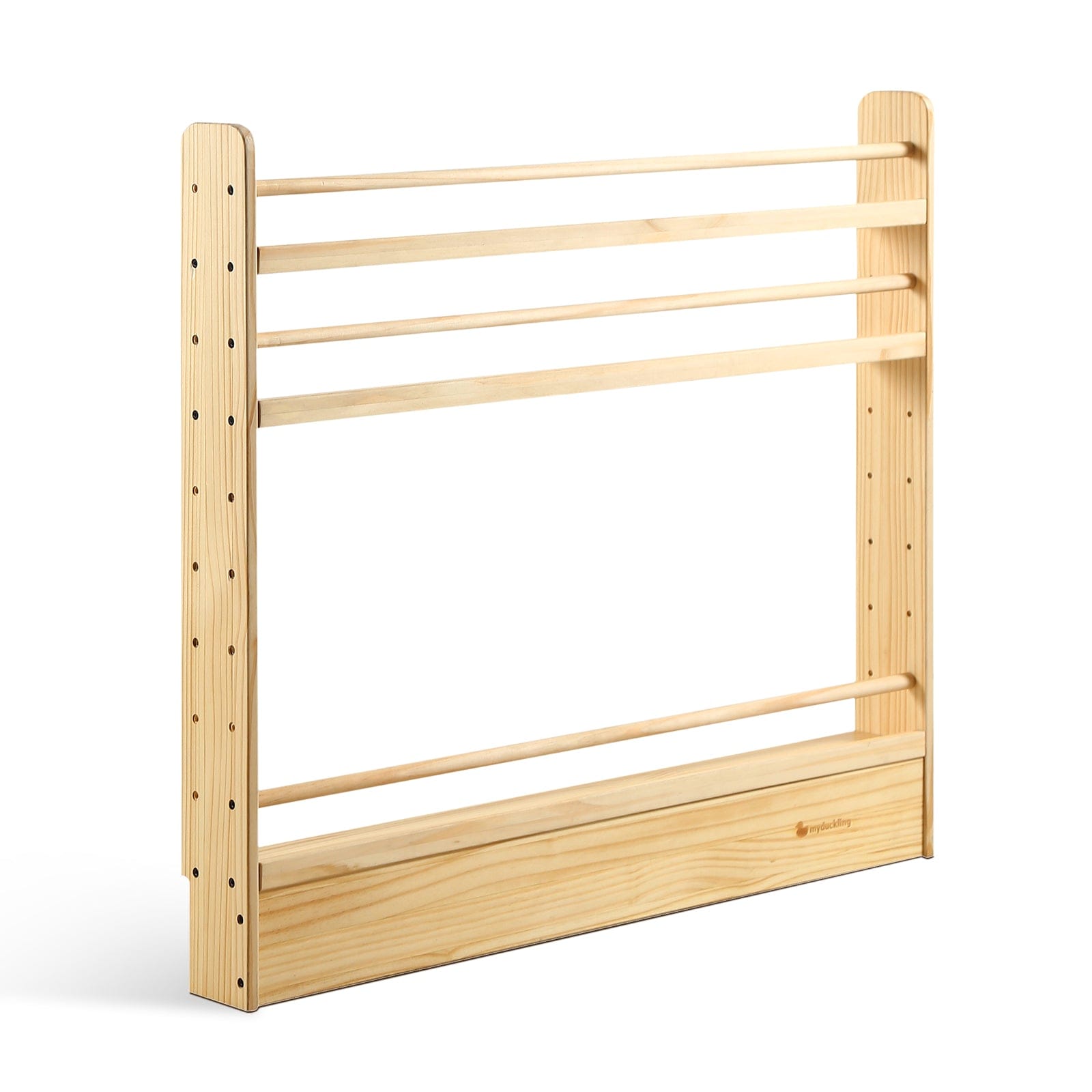 NALA 3-Tier Adjustable Solid Wood Bookshelf - Sturdy & Space-Saving Storage for Books, Decor & Office Supplies | Perfect for Home, Office & Dorm Room Organization