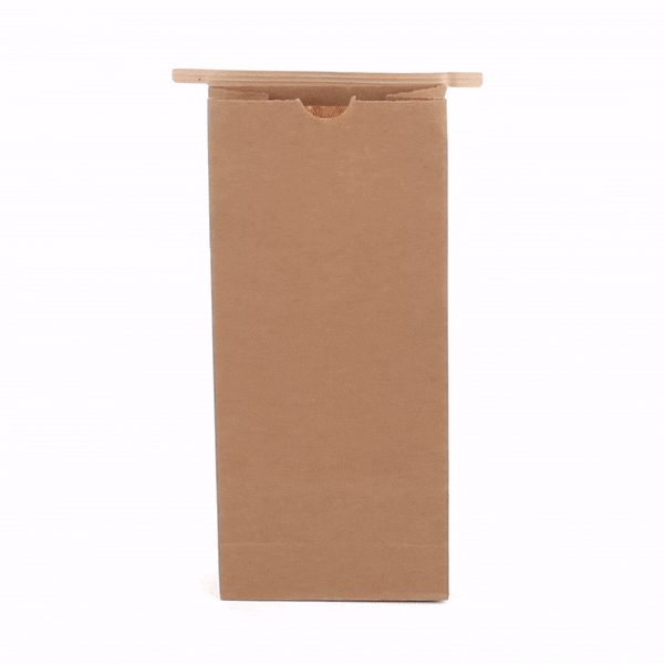 Premium Kraft Paper Bakery Bags with Tin Tie Closure - 4.75