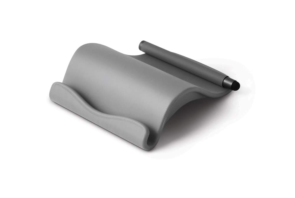 IF The Kitchen Tablet Stand with Free Stylus, Hands Free Adjustable Tablet Holder for Cooking & Recipes - Grey | Perfect for Kitchen, Office & Bedroom Use