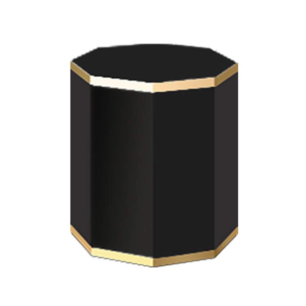 Black Glossy Slim Rotating Metal Shoe Storage Cabinet - Over The Door Organizer (35x35x45cm) - Perfect for Small Spaces, Closets & Entryways