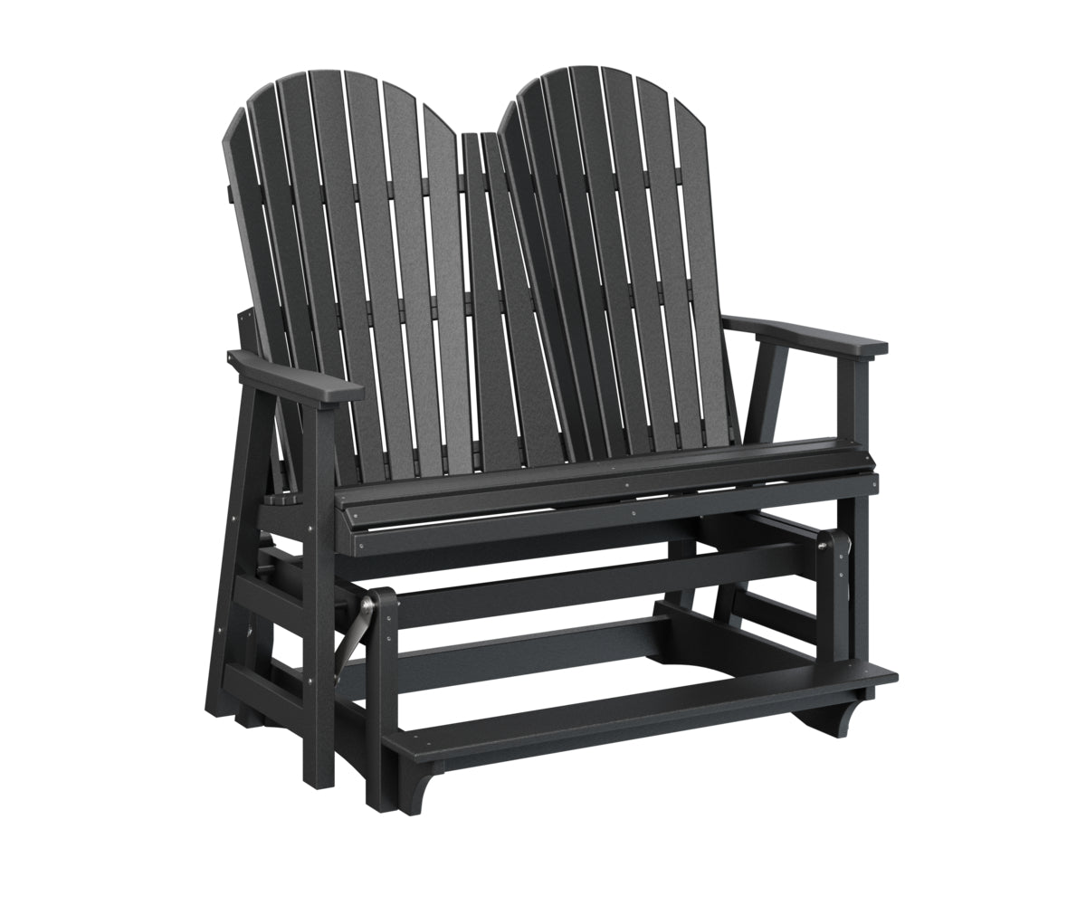 Berlin Gardens ComfoBack Double Counter Glider - Outdoor Patio Swing Bench for Porch, Garden, Deck & Backyard Relaxation