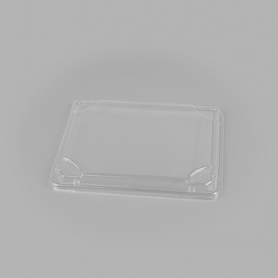 Bento Tek Rectangle Clear Plastic Lids - 100 Pack for 18 oz Bento Boxes | Airtight Food Storage | Perfect for Meal Prep, School Lunches & Office Snacks