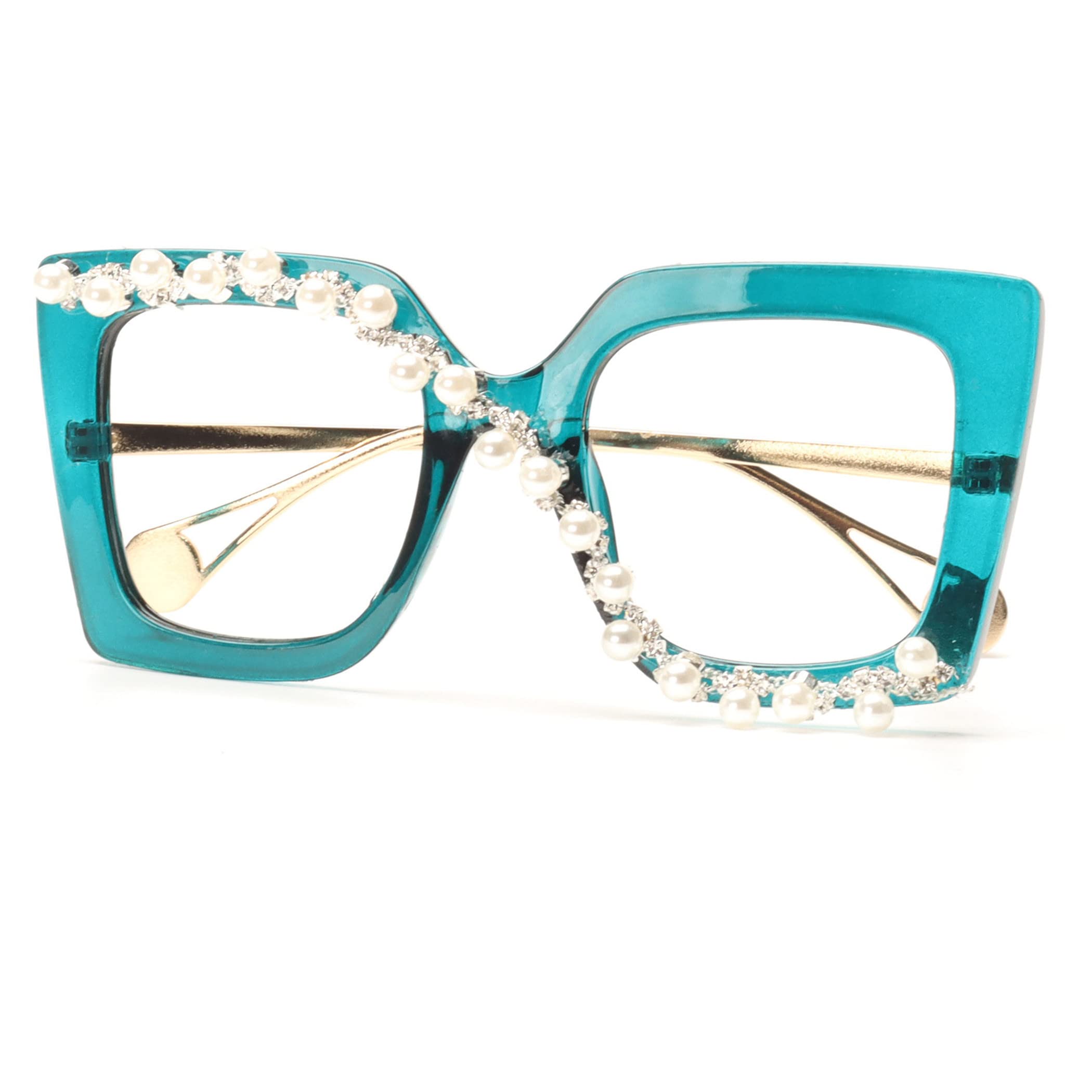 Blue Light Blocking Glasses for Women - Oversize Cat Eye Frame for Reading & Screen Use